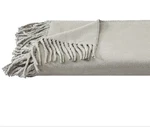 Soft 80% Silk & 20% Cotton Luxury Throw Blanket 50X60. Fixed Price $200.00.