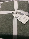 West Elm European Flax Linen Queen Sheet Set Nwt Celadon Melange Green Solid. Fixed Price $179.00.
