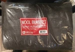 Ektos Wool Blanket 90"X 66" Brown Twin/ Queen Brand New Factory Sealed. Fixed Price $49.99.