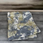Pottery Barn/villa By Classic Home Blaise Throw Pillow Cover 22 Blue Metallic. Fixed Price $45.95.
