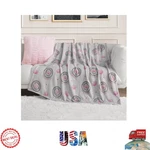 Lightweight Juicy Emblem Throw 50 X 70 - Perfect Travel Companion Comfort. Fixed Price $44.99.
