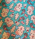 Hello Kitty Soft Lightweight Travel Throw Blanket 40" X 50" Christmas Very Merry. Fixed Price $12.99.