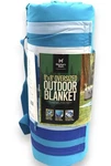 Members Mark Oversized 8' X Outdoor Blanket Aqua Stripe Picnic Beach Travel. Fixed Price $19.95.