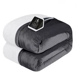 Westinghouse Heated Blanket Twin Size, Soft Flannel To Sherpa Electric Blanke.... Fixed Price $94.41.