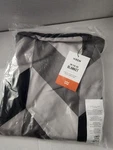 Wren On-the-go Blanket Brushed Polyester Dwr Coating 47.25X70.9 Gray Black White. Fixed Price $19.24.