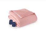 Micro Flannel Reverse To Sherpa Electric Blanket By Shavel Home Products In Fr. Fixed Price $129.99.