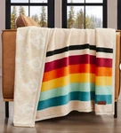 Pendleton Blanket Reversible Plush Soft Throw Mount Foraker Polyester 70X50 New. Fixed Price $45.00.