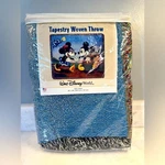 Vtg Disney World Bedding Theme Park Mickey Minnie Throw Blanket Tapestry 60 X50. Fixed Price $35.00.