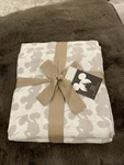 Disney Throw Blanket - Homestead Mickey Tan & White Nwt. Fixed Price $62.00.