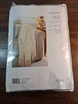 Vtg Nos Chenille Throw Blanket Natural 50X70 Target Home 2004 Rayon Fringe New. Fixed Price $25.54.