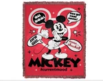 Northwest Mickey Mouse Awww Shucks Woven Jacquard Throw Blanket Oh Boy Classic. Fixed Price $30.00.
