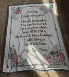 Collections Etc Tapestry Throw Blanket To My Granddaughter Fringe Border 63.5X50. Fixed Price $29.99.