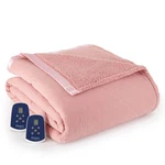 Shavel Micro Flannel Electric Heated Sherpa Blanket - Queen Pink. Fixed Price $45.00.