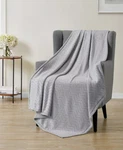 Vcny Home Texture Herringbone 50" 60" Throw-gray Antarctica. Free Shipping!!. Fixed Price $14.99.