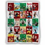Popeye Blanket, The Sailor Fleece, Sherpa Cartoon. Fixed Price $59.95.