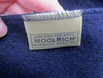 Woolrich Solid Navy Blue Throw Blanket 42" X 60" New Nwt. Fixed Price $35.00.