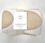 New Threshold Reversible Knit Geo Throw Blanket Neutral/ivory 50 X60. Fixed Price $9.99.