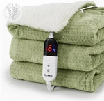 Heated Blanket Electric Throw Waffle, 50X60 Inches Sherpa Fleece Fast Heating. Fixed Price $50.80.