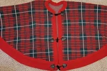 Pier 1 Imports Plaid Acrylic Christmas Shall 48" Button Closure Shoulder Throw. Fixed Price $39.99.