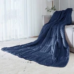 Alansma Reversible Weighted Blanket 36&APOS;&APOS;X48&APOS;&APOS; 5LBS, Blue. Fixed Price $59.70.