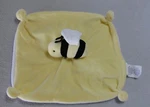 Burts Baby Security Blanket Yellow White Velour Organic Cotton. Fixed Price $12.00.