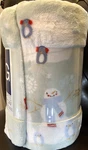 Snowmen Snowman Penguin Igloo Oversized Plush 5X6 Throw Blanket The Big One New. Fixed Price $21.95.