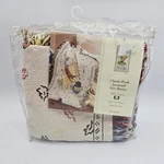 Vtg Beacon Classic Pooh Tapestry Throw Disney 48"X36" Jacquard Baby Blanket. Fixed Price $50.00.
