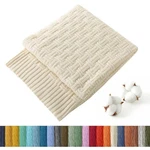 Treely 100% Cotton Knitted Throw Couch Cover BLANKET(50 X 60 Inches, .... Fixed Price $46.28.