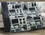 Forest Plaid Reversible Soft Quilted Throw Blanket 50X60 In Virah Bella. Fixed Price $35.10.