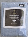 New Luxury Wamsutta Dream Zone 100% Egyptian Cotton Blanket King Free Us Ship. Fixed Price $224.95.