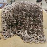 Luxurious Adrienne Landau Brown Beaver Fur Throw, Very Rare, Retail $3,995. Fixed Price $889.00.