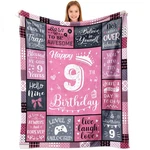 Norgopron Birthday Gifts For 9 Year Old 50" X 60", Girl. Fixed Price $32.92.