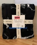 New Rae Dunn 2022 Monster Mash Skeleton Mummy Halloween Queen Size Blanket 90X90. Fixed Price $59.95.