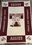 Texas A&m Aggies Throw Blanket 63 By 46 Ncaa Fringe Tapestry Univ. Fixed Price $25.99.
