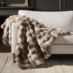 Wdcozy Luxury Bubble Throw Blanket, Faux Rabbit Fur Mink Plush For Couc.... Fixed Price $72.24.