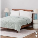 Berkshire Down Alternative Filled Blanket Twin Size 66" X 96" Green. Fixed Price $24.95.