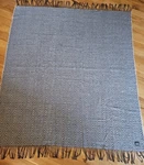 Throw Blanket Geometric Print White Gray Soft Dsw. Fixed Price $18.04.