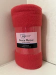 Mainstays Coral Fleece Throw 50IN X 60IN. Fixed Price $15.99.