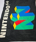 Nintendo N64 Throw Blanket Bioworld Black Graphic 60 X45. Fixed Price $34.43.