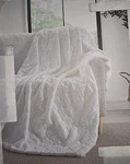 Koolaburra By Ugg White 50X70" Crystelle Textured Faux Fur Throw Blanket. Fixed Price $54.99.
