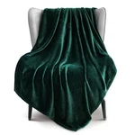 Exclusivo Mezcla Fleece Throw Xl Blanket (50" 70"), Forest Green. Fixed Price $39.99.