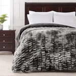 Chanasya Premium Ruched Faux Fur Throw Blanket - Luxurious, Soft Reversible M.... Fixed Price $258.19.