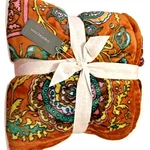 Vera Bradley Throw Blanket In Fleece Marrakesh Medley 50" X 80" - New Sealed. Fixed Price $47.84.