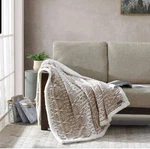 Eddie Bauer Throw Blanket Sherpa Fleece Cozy San Juan Oyster Beige 50 X 60. Fixed Price $21.99.