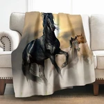 Levens Galloping Horse Blanket Gifts For Women Girls Boys Decor Home .... Fixed Price $35.64.