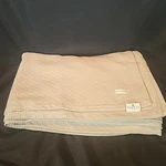 Sferra Corino Blanket Ivory 100% Cotton Made Portugal 80"X100". Fixed Price $104.99.