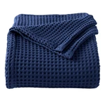 Market & Place 100% Cotton Waffle Weave Bed Blanket King Navy. Fixed Price $65.99.