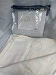 Ralph Lauren Cortona Cream Cotton/linen Blend Full/queen Bed Blanket 90X90 $400. Fixed Price $145.00.
