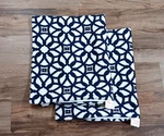 Sunbrella Luxe Indigo Lumbar Throw Pillow Covers Outdoor Blue Knot 23 14 New. Fixed Price $30.00.