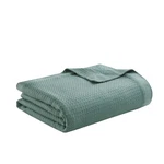 Madison Park 100% Egyptian Cotton Lightweight Summer Blanket, Waffle, Twin. Fixed Price $58.99.